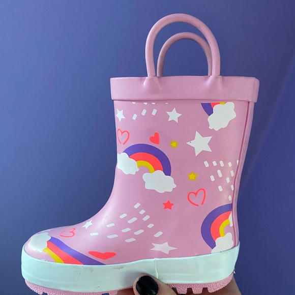 Little girl rubber boots - Picture 3 of 4